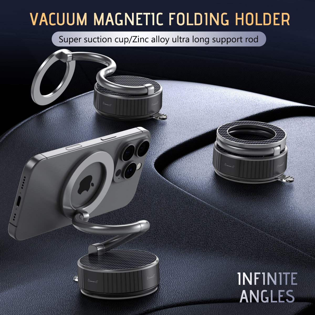 Vacuum Magnetic Phone Holder