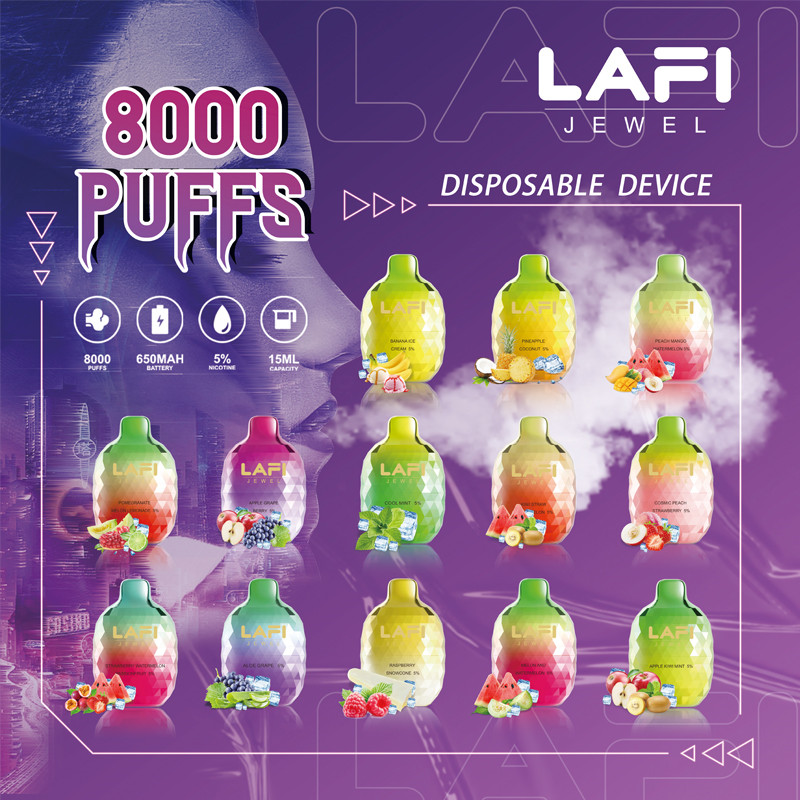 China Hot sale 7/11 Disposable Vapes - Disposable Vape LAFI 8000 puff 15ml  Oil Capacity Rechargeable E Cigarette – Blongang Manufacturer and Supplier 