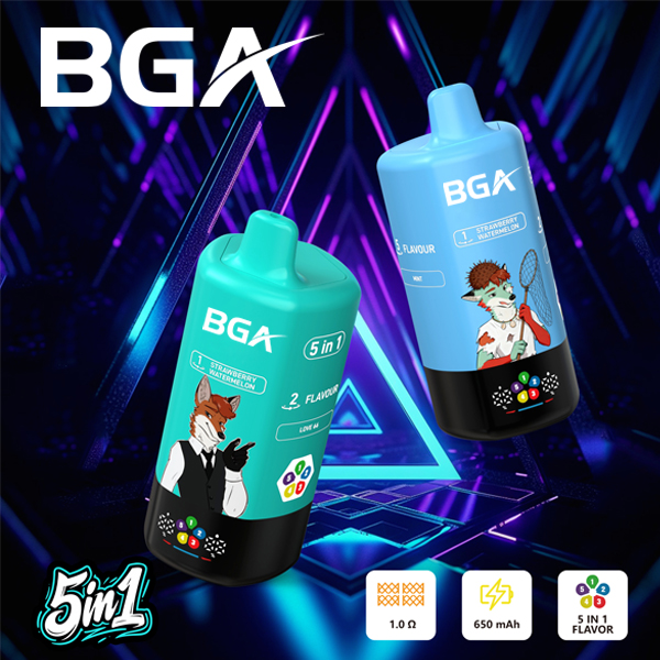 China BGA 5 in 1 Flavors 120000 120K Puffs Disposable Vape Manufacturer and  Supplier