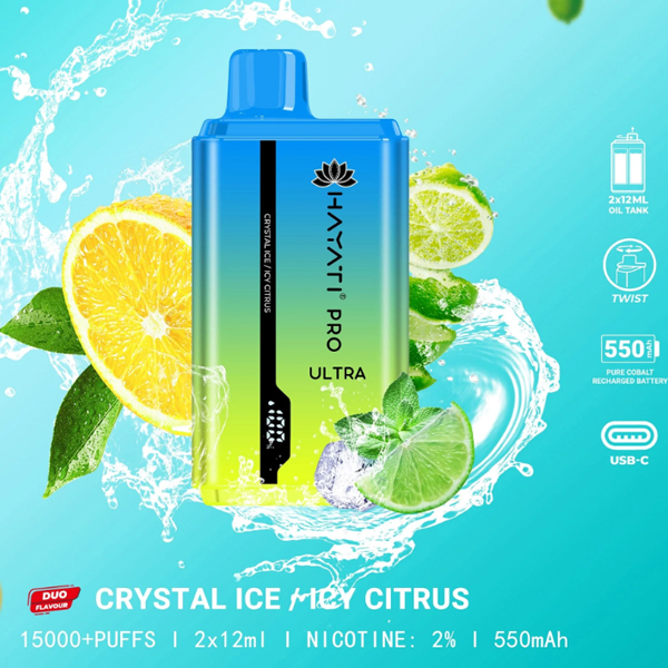 hayati twist 15000 Hayati Pro Ultra 15,000 Puffs Disposable Vape