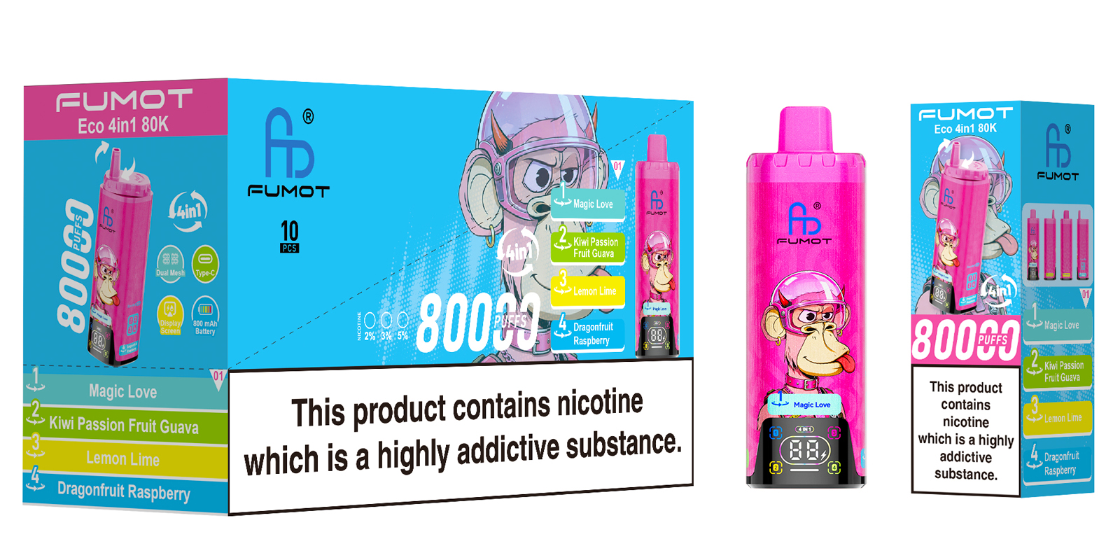 fumot-eco-4-in-1-80k-disposable-vape-oem -odm