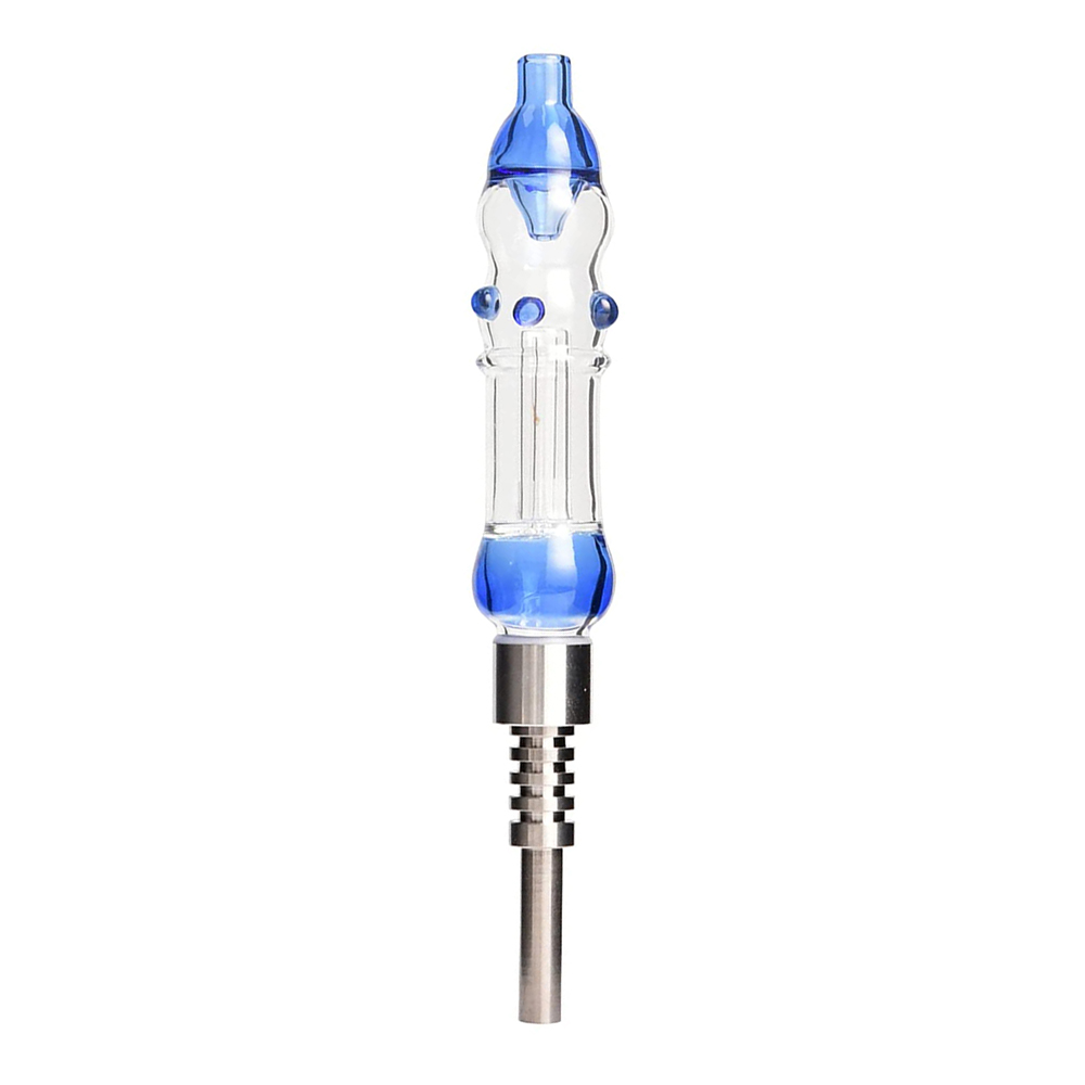 China Glass Nectar Collector Set Honey Wax Dab Straw with Thread Titanium  Nail Manufacturer and Supplier